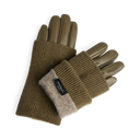 Markberg Helly Handsker Ivy Green Læder