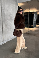 Markberg Reign Taske Dark Brown Suede