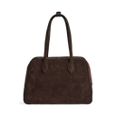 Markberg Elara Arbejdstaske Dark Brown Suede