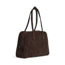 Markberg Elara Arbejdstaske Dark Brown Suede