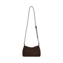 Markberg Avenya Crossbody Taske Dark Brown Suede