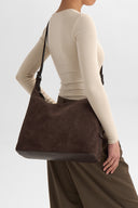 Markberg Tribeca Taske Dark Brown Suede