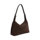 Amari Crossbody Taske Suede Dark Brown