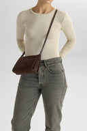 MarciMBG Crossbody Taske, Suede