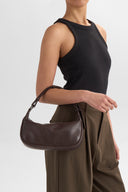 Markberg Mini Muse Taske Espresso Brown Soft Vintage Læder