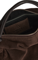 Markberg Zahara Håndtaske Dark Brown Suede