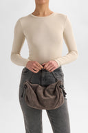 Markberg Zahara Håndtaske Major Brown Suede