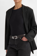 Markberg Adley Bælte Espresso Brown Croco