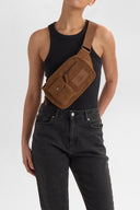 Markberg Darla Bæltetaske Cognac Corduroy
