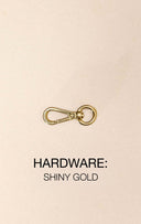 DarlaMBG Small Crossbody Taske, Monochrome, Gold