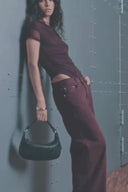 Markberg Style Video Mini Muse Weave Black Bag